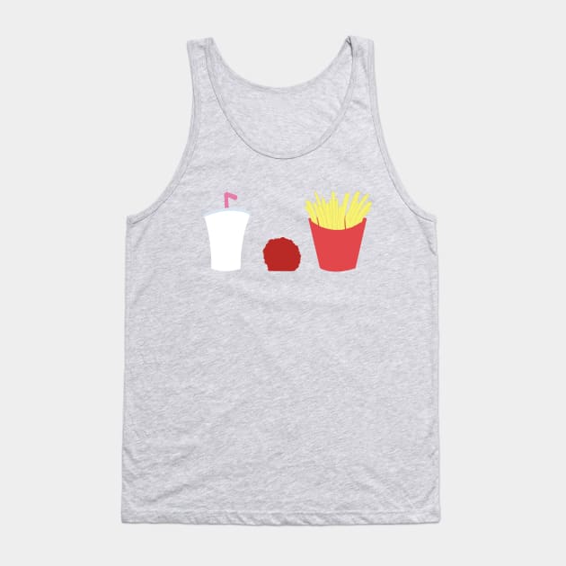 Minimalist Aqua Teen Hunger Force - ATHF Tank Top by Tyler Haddad